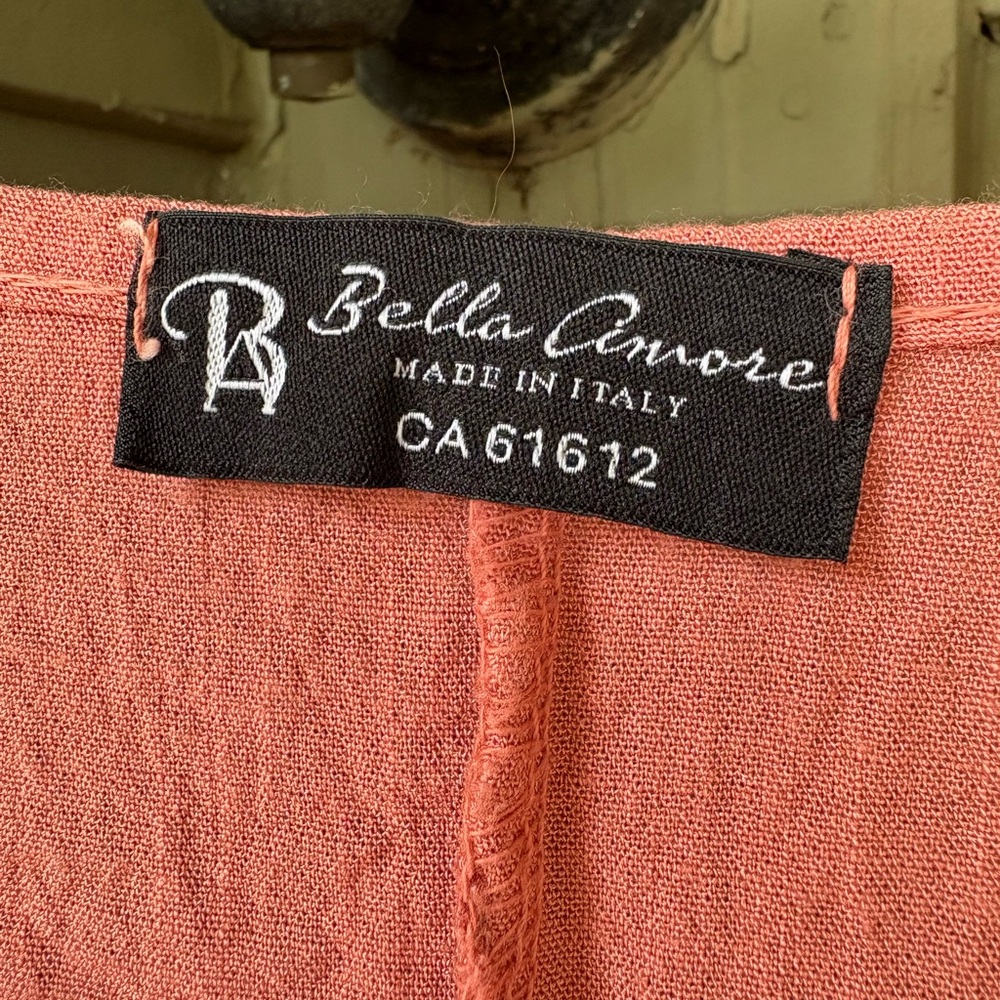 Bella Amore Made in Italy Silk blend dress. Sz XL-2X, light, breezy, pockets! - Picture 6 of 8